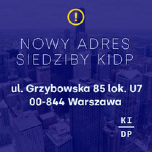 ZMIANA SIEDZIBY BIURA KIDP